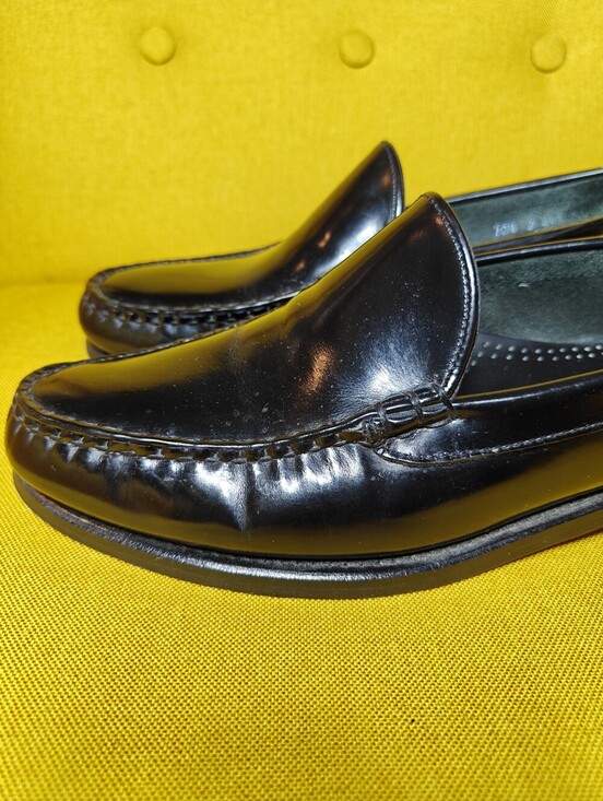 Allen Edmonds Preston Loafers Black Patent Leather Slip On Dress Shoe Men\'s 10.5 main image 6